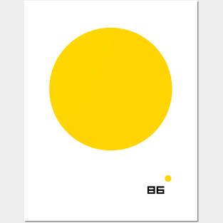 Yellow Circulle Posters and Art